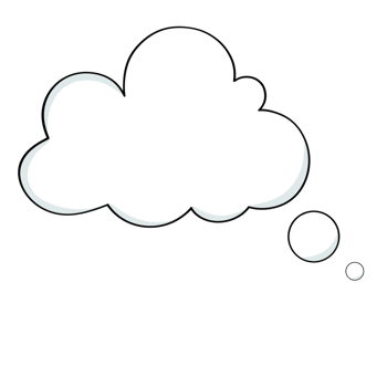 Thinking cloud Image png