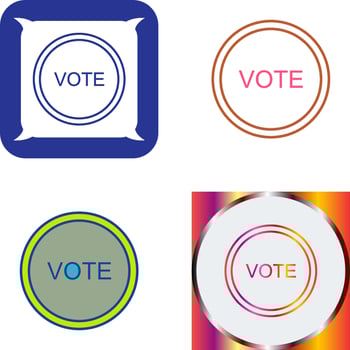 Vote Link Icon Design vector