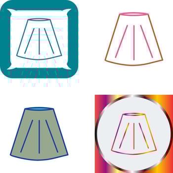 Skirt Icon Design vector