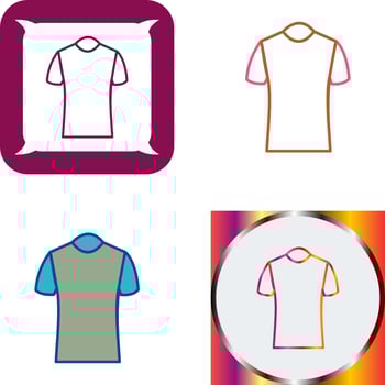 Polo Shirt Icon Design vector