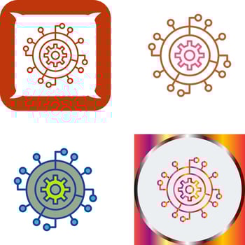 Progress Icon Design vector