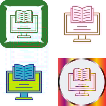 Monitor Icon Design vector