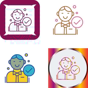 Hire Icon Design vector