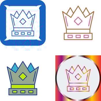 Crown Icon Design vector