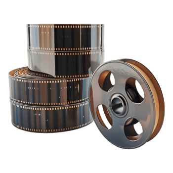 Film Rolls on Transparent Background png