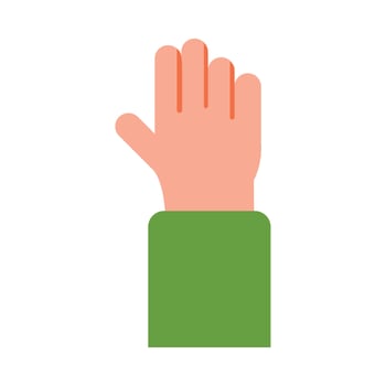 Hand Flat Icon vector