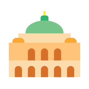 Palais Garnier Flat icon vector