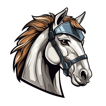 cartoon war horse head png