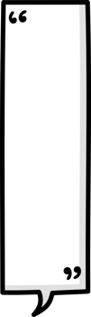 Black and white color speech bubble balloon with quotation marks, icon sticker memo keyword planner text box banner png