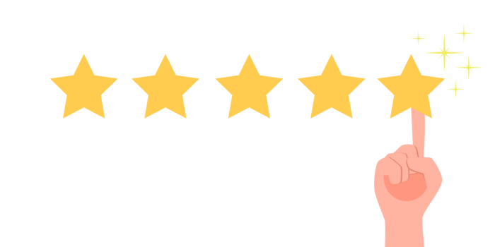 Flat Conceptual Illustration of Customer Satisfaction Rating png