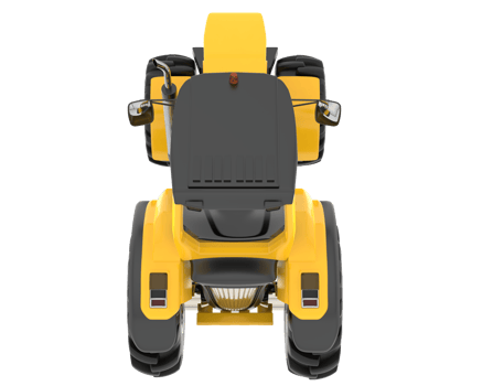 Big farming vehicle isolated on background. 3d rendering - illustration png