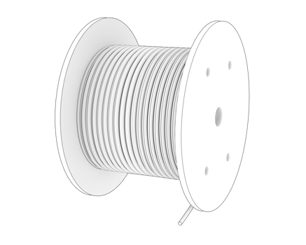 Cable roll isolated on background. 3d rendering - illustration png
