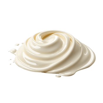 Cream without jar isolated. Organic cosmetics for skin care. Advertising cosmetics and environmentally friendly products. png