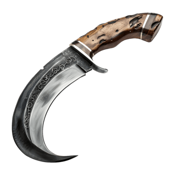 Ancient Knife for Warriors on Transparent Background png