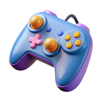 Console Game Controller 3d png