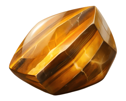 Tiger's Eye Gemstone Grain Illustration png
