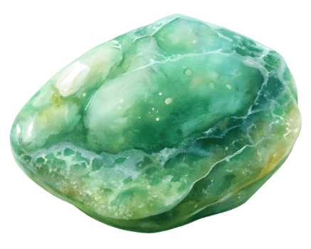 Nephrite Gemstone Grain Illustration Isolated on Transparent Background png