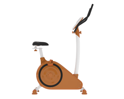 Gym bike isolated on background. 3d rendering - illustration png