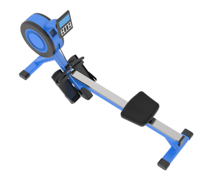 Horizontal bike for gym isolated on background. 3d rendering - illustration png
