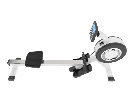Horizontal bike for gym isolated on background. 3d rendering - illustration png