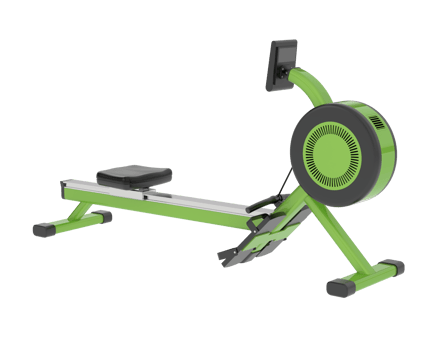Horizontal bike for gym isolated on background. 3d rendering - illustration png