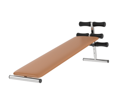 Adjustable bench isolated on background. 3d rendering - illustration png