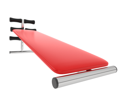 Adjustable bench isolated on background. 3d rendering - illustration png