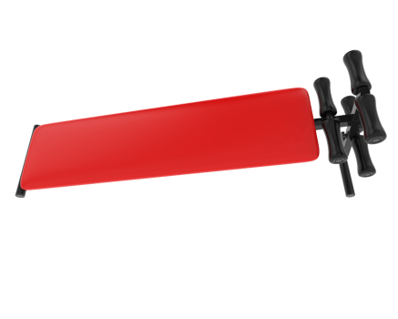 Adjustable bench isolated on background. 3d rendering - illustration png