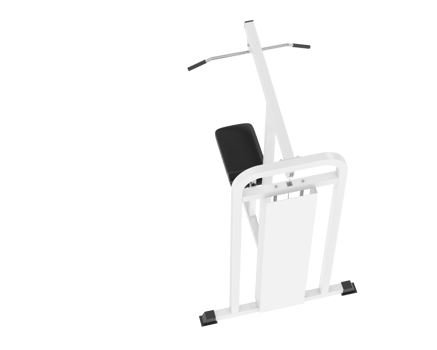 Weight bench isolated on background. 3d rendering - illustration png