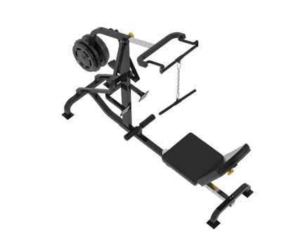 Lever equipment for gym isolated on background. 3d rendering - illustration png