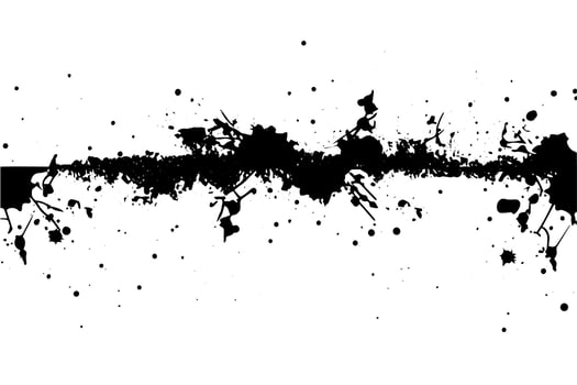Urban Graffiti Paint Splashes and Ink Stains on Dirty Background. vector