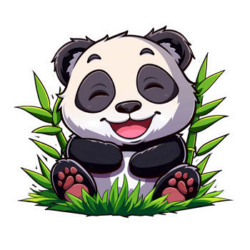 Cuteb Panda Sticker png