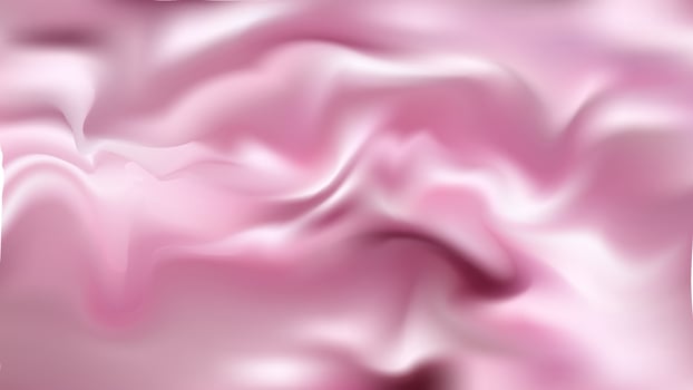 3d design with silk texture cloth background. Lilac silk drapery. Luxurious satin fabric. Product advertising design. realistic illustration. vector