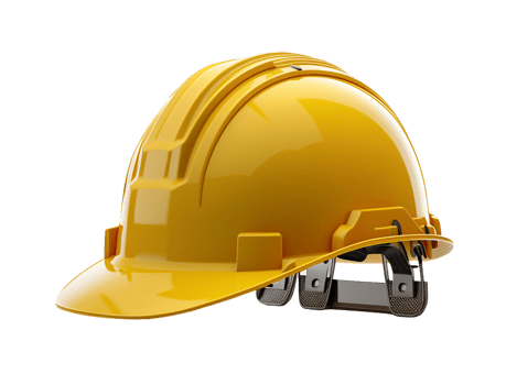 yellow hard hat isolated png
