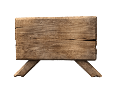 wooden sign board isolated png