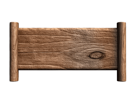 wooden sign board isolated png