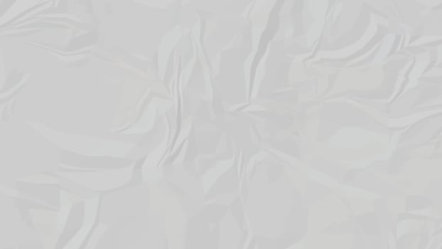 white paper is crumpled ,White crumpled paper background ,Horizontal view. vector
