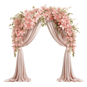 Stunning Cutouts of Wedding Flower Arches png