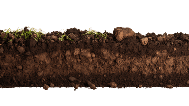 Fertile Ground Black Soil Cut Out png