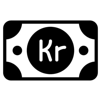 Krona Currency business money illustration vector