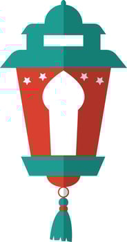 Ramadhan Kareem Muslim Lanterns Element for Background Template. Illustration Design vector