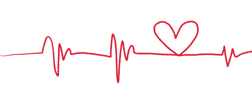 Heart. Abstract love symbol. Continuous line art drawing illustration. png