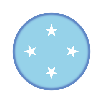 Round flag of Micronesia png