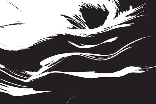 monochrome abstract black grunge texture on white background, image for background texture vector