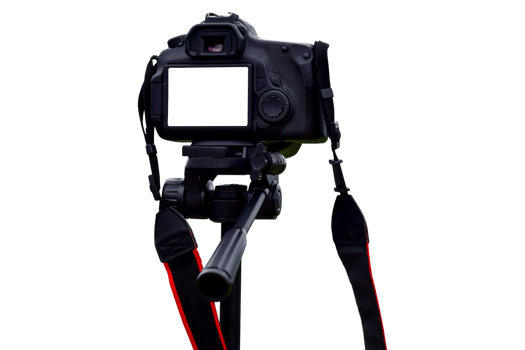 Dslr camera on file png