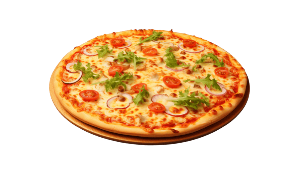pizza isolated on transparent background png
