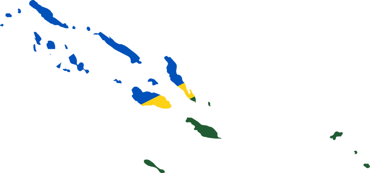 Solomon Islands map flag png