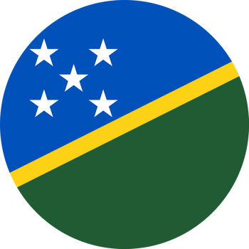 Solomon Islands flag button png