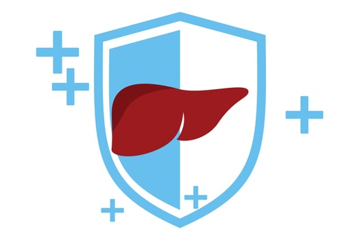 Human liver set design vector