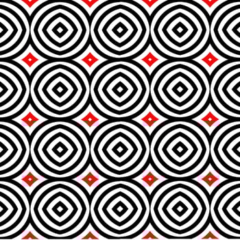 African tribal circle fabric seamless pattern vector